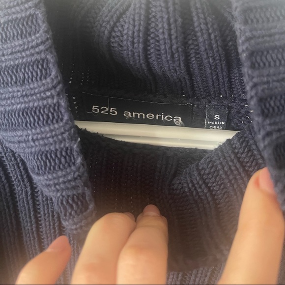 Navy Knit Sweater - Picture 4 of 5